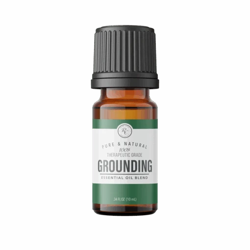 GROUNDING | 10 Ml -Rowe Casa Organics Shop 10 ml Essential Oil Blend GROUNDING Product remove bg