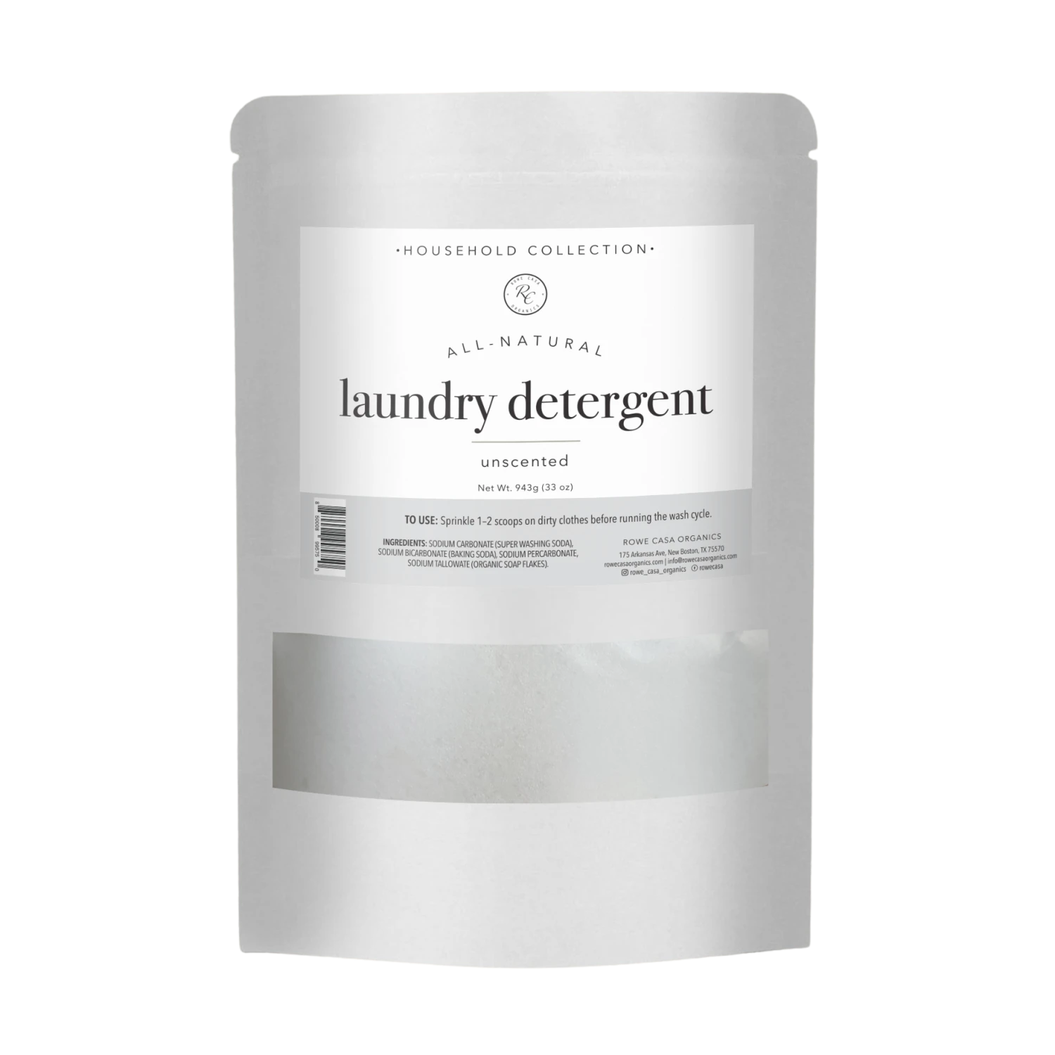 LAUNDRY DETERGENT | UNSCENTED | 32 OZ 3 LAUNDRY DETERGENT | UNSCENTED | 32 OZ