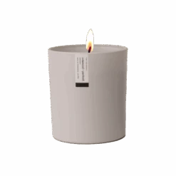 CEDARWOOD + PATCHOULI BEESWAX CANDLE | 8.75 OZ -Rowe Casa Organics Shop 8.75ozCandle Cedarwood Patchouli Flame