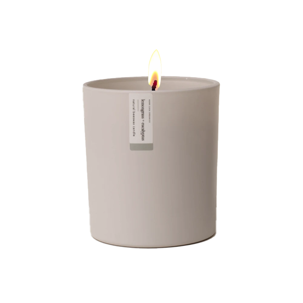 LEMONGRASS + EUCALYPTUS BEESWAX CANDLE | 8.75 OZ 5 LEMONGRASS + EUCALYPTUS BEESWAX CANDLE | 8.75 OZ - Image 3