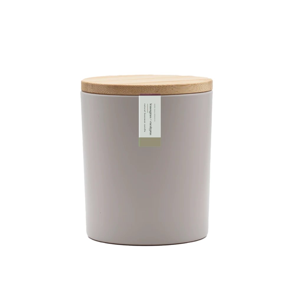 LEMONGRASS + EUCALYPTUS BEESWAX CANDLE | 8.75 OZ 4 LEMONGRASS + EUCALYPTUS BEESWAX CANDLE | 8.75 OZ - Image 2