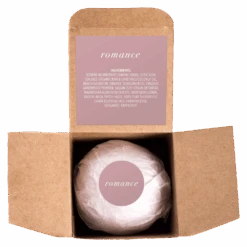 BATH BOMB | INDIVIDUAL -Rowe Casa Organics Shop 9 oz Bath Bomb Individual Box Romance Product remove bg