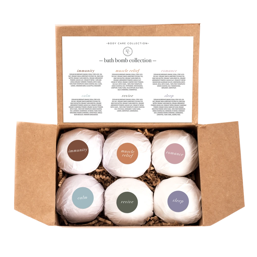 BATH BOMB | SET Of 6 3 BATH BOMB | SET Of 6