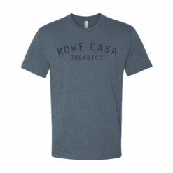 ROWE CASA ORGANICS T-SHIRT -Rowe Casa Organics Shop RCO T Shirt indigo