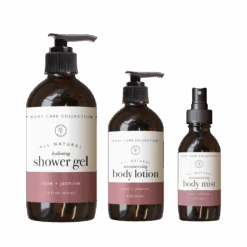 ROSE + JASMINE BODY CARE SET | 3 PIECE