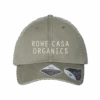 ROWE CASA ORGANICS DAD HAT -Rowe Casa Organics Shop dad hat stacked olive