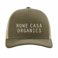 ROWE CASA ORGANICS TRUCKER HAT 7 ROWE CASA ORGANICS TRUCKER HAT -Rowe Casa Organics Shop loden khaki stacked
